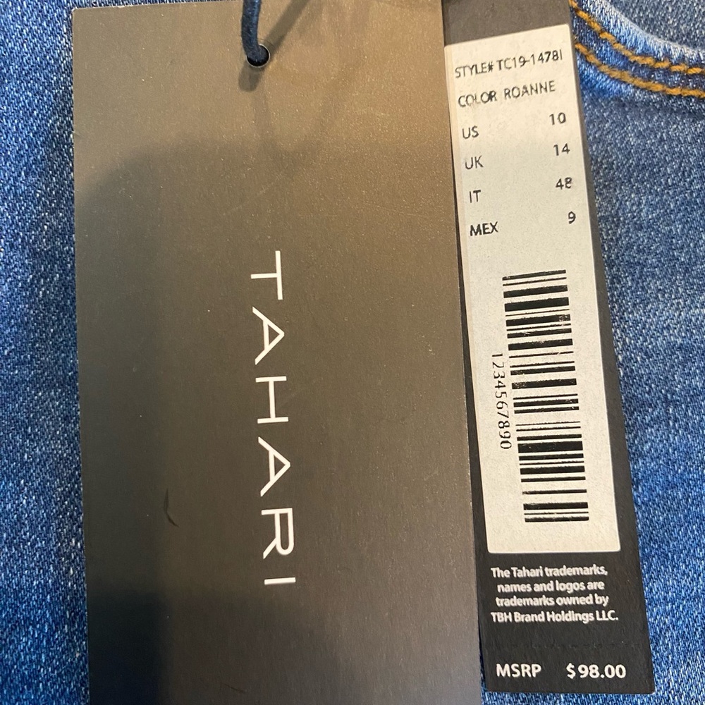 Tahari Tummy Tuck Slimming Skinny Jeans - Picture 11 of 12